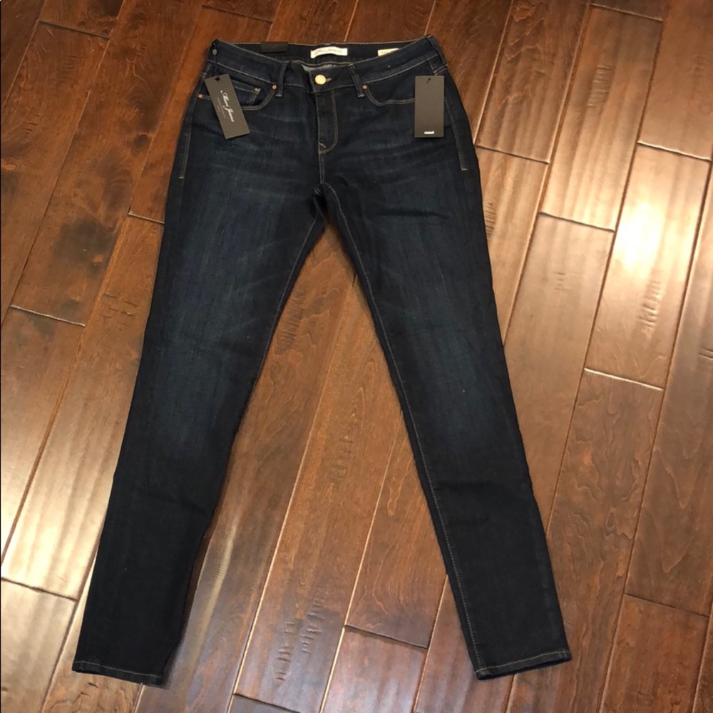 Mavi Alexa Mid Rise Tribeca Skinny in Indigo
